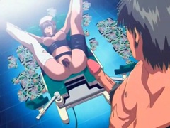 NastyAdult.info presents: He gets off from abusive bdsm play with hentai girl