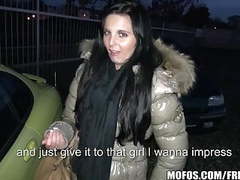 NastyAdult.info presents: Public pickups - young czech exhibitionist fucks for cash