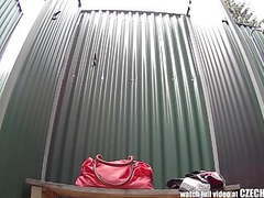 NastyAdult.info presents: Amazing young girl shower voyeur
