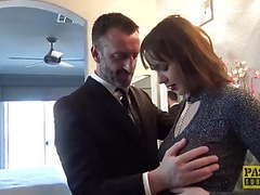 NastyAdult.info presents: Fancy english whore rammed in pussy and mouth