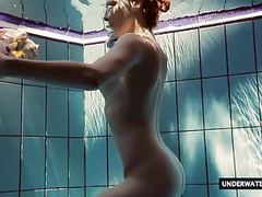 NastyAdult.info presents: Hot big titted teen lera swimming in the pool