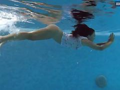 NastyAdult.info presents: Puzan bruhova fat teen in the pool