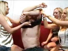 NastyAdult.info presents: Cfnm three blondes tease and jerk rockstar