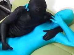 NastyAdult.info presents: Subtitled japanese zentai fingerbanging to orgasm
