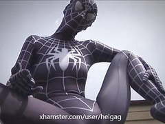 NastyAdult.info presents: Real spider-woman super flexible - by helga