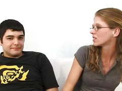 NastyAdult.info presents: Stud watches black guy fuck and cream his redhead wife