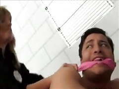 NastyAdult.info presents: Female officer makes prisoner her sissy bitch