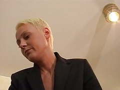 NastyAdult.info presents: Short hair blonde fraulein boss