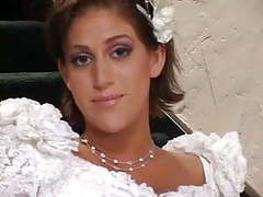 NastyAdult.info presents: Bride & a hottie share a big cock