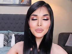 NastyAdult.info presents: Beautifull shemale smoke with cam