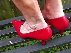NastyAdult.info presents: Mature woman sexy veiny and comb bony feet