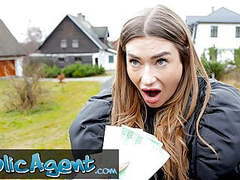 NastyAdult.info presents: Public agent hot wife loves a much bigger cock