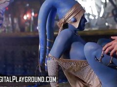 NastyAdult.info presents: Aria alexander does a test on alessa savage & when she passes eva lovia celebrates by doing an orgy - digitalplayground