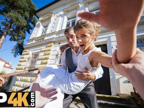 NastyAdult.info presents: Hunt4k. no wedding until i cum!