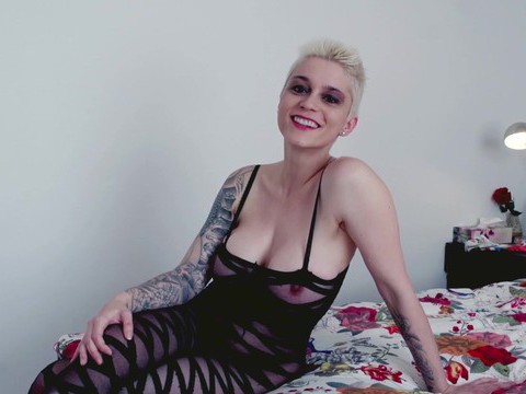 NastyAdult.info presents: Homemade video of horny blonde mila milan giving a sloppy bj