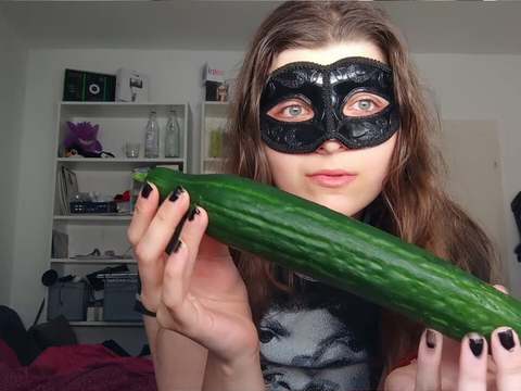 NastyAdult.info presents: 18yo teen fucks huge cucumber!!!  small tits, shy teeny, perfect body  amateur teen