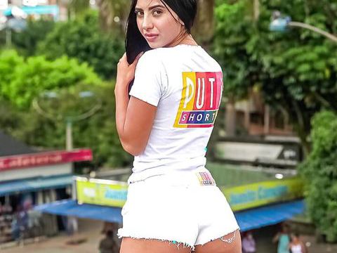 NastyAdult.info presents: Puti shorts - hot amateur latina mami sits on my huge dick cfnm
