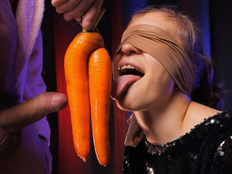 NastyAdult.info presents: I'm very angry!! my stepbrother tricked me into sucking his dick with the help of taste game - xsanyany