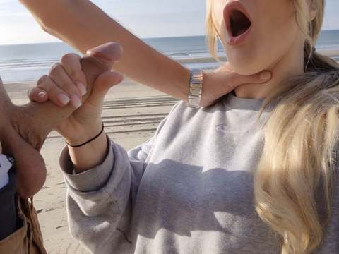 NastyAdult.info presents: Outdoor after a blowjob for a stranger on the beach, i was fucked in public
