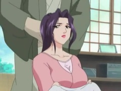 NastyAdult.info presents: Fondling her monstrous hentai tits