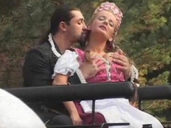 NastyAdult.info presents: Old time costume and outdoor sex