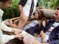 NastyAdult.info presents: Older guys convince her that anal would be fun