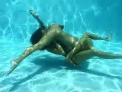 NastyAdult.info presents: Lesbian sex underwater looks amazing