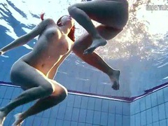 NastyAdult.info presents: Naked girls swimming erotically underwater