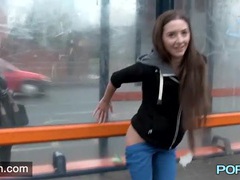 NastyAdult.info presents: Beautiful girl has fun playing in public