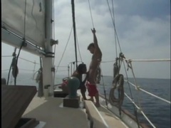NastyAdult.info presents: Interracial on a boat with a beautiful black girl