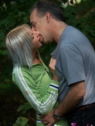 NastyAdult.info presents: Hot innocent girl fucked outdoors in the forest hardcore