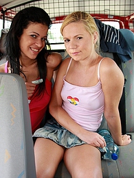 NastyAdult.info presents: Naughty young Ellis and her hot friend share a hard cock