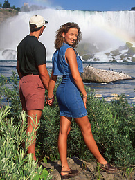 NastyAdult.info presents: Pam Lee Enjoys the Sights and a Gangbang at Niagara Falls