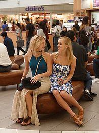 NastyAdult.info presents: Arya and Bailey as Mall Rats