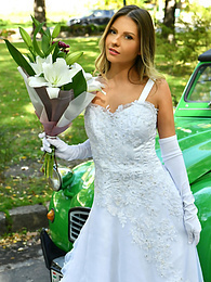 NastyAdult.info presents: Naughty bride Rebecca Volpetti takes a photographer assistant's stiff dick