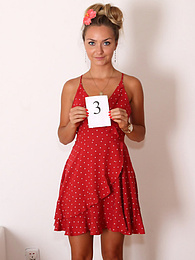 NastyAdult.info presents: Brilliant czech cutie Victoria Puppy removes all clothes during a solo shoot
